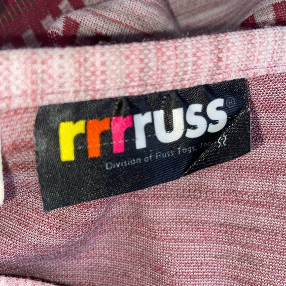 **RARE** Vintage 1970s rrrruss Russ Toys Bib Top Made in USA ILGWU Rose Taupe - Picture 5 of 7